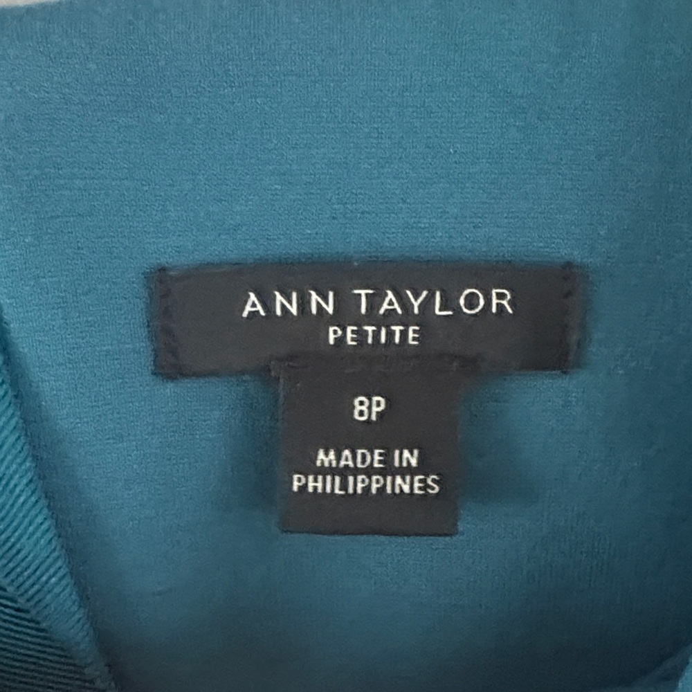 Ann Taylor Teal Midi Dress - Picture 2 of 7